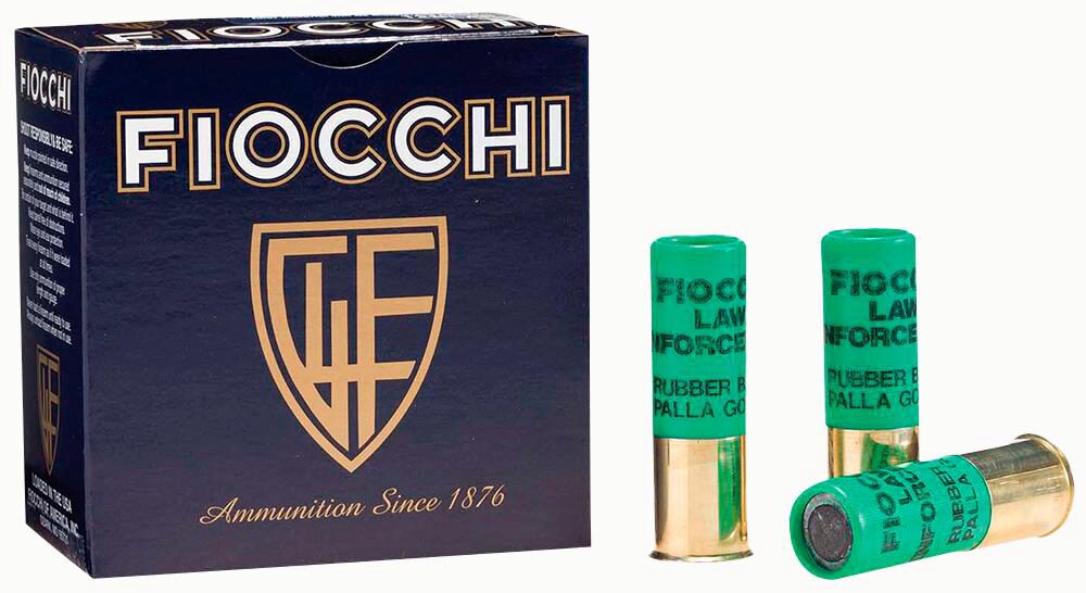 Fiocchi 12LEBA10 Rubber Baton Home Defense 12 Gauge 2.75 1 oz Slu