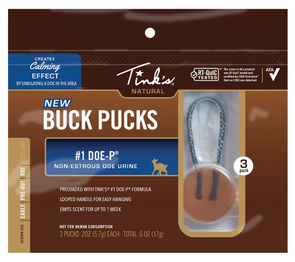 Tinks W6341 #1 Doe-P Buck Pucks Deer Attractant Doe Urine Scent H