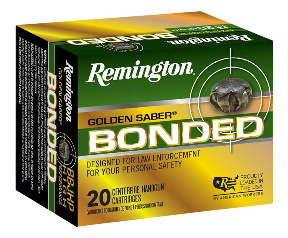 Remington Ammunition 29365 Golden Saber Bonded  40 S&W 180 gr Bon