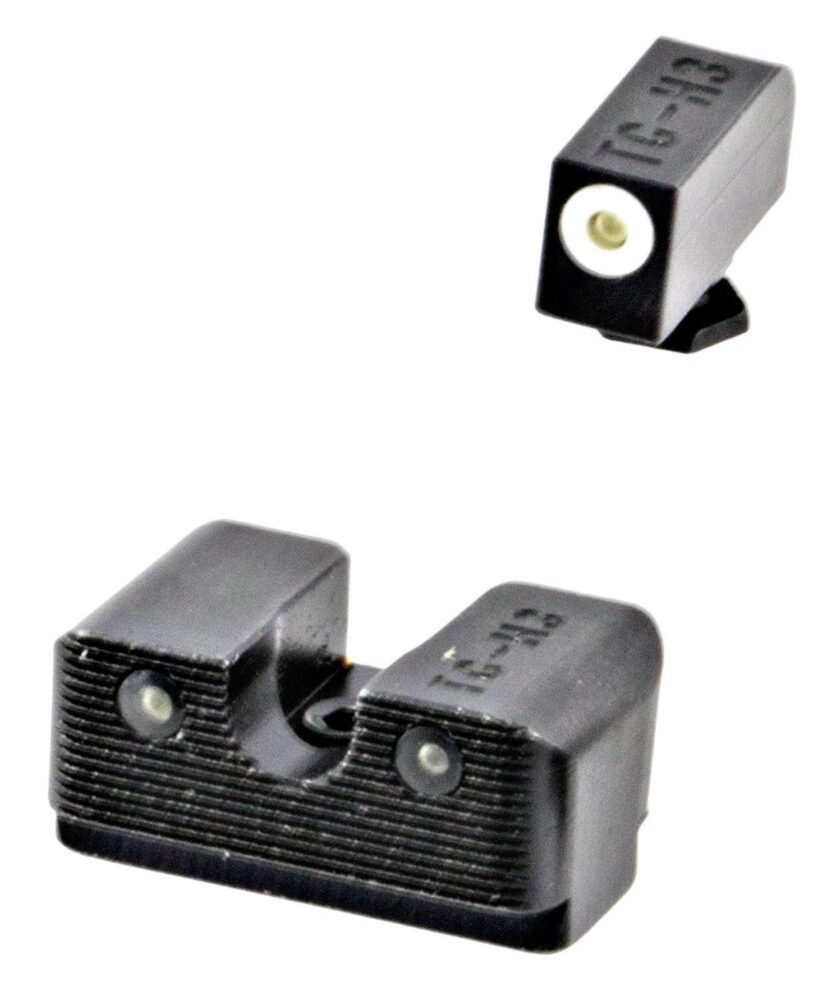 TruGlo TG231G2W Tritium Pro  High, White Outline Tritium Front/ G