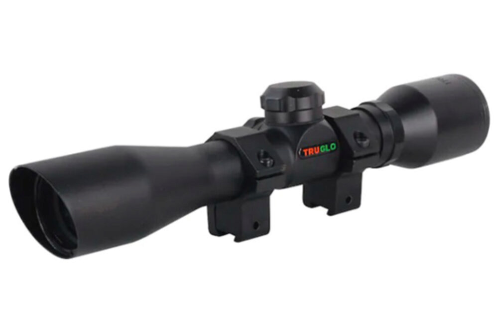 TruGlo TG-8504BR Compact  Matte Black 4x32mm 1 Tube Duplex Reticl