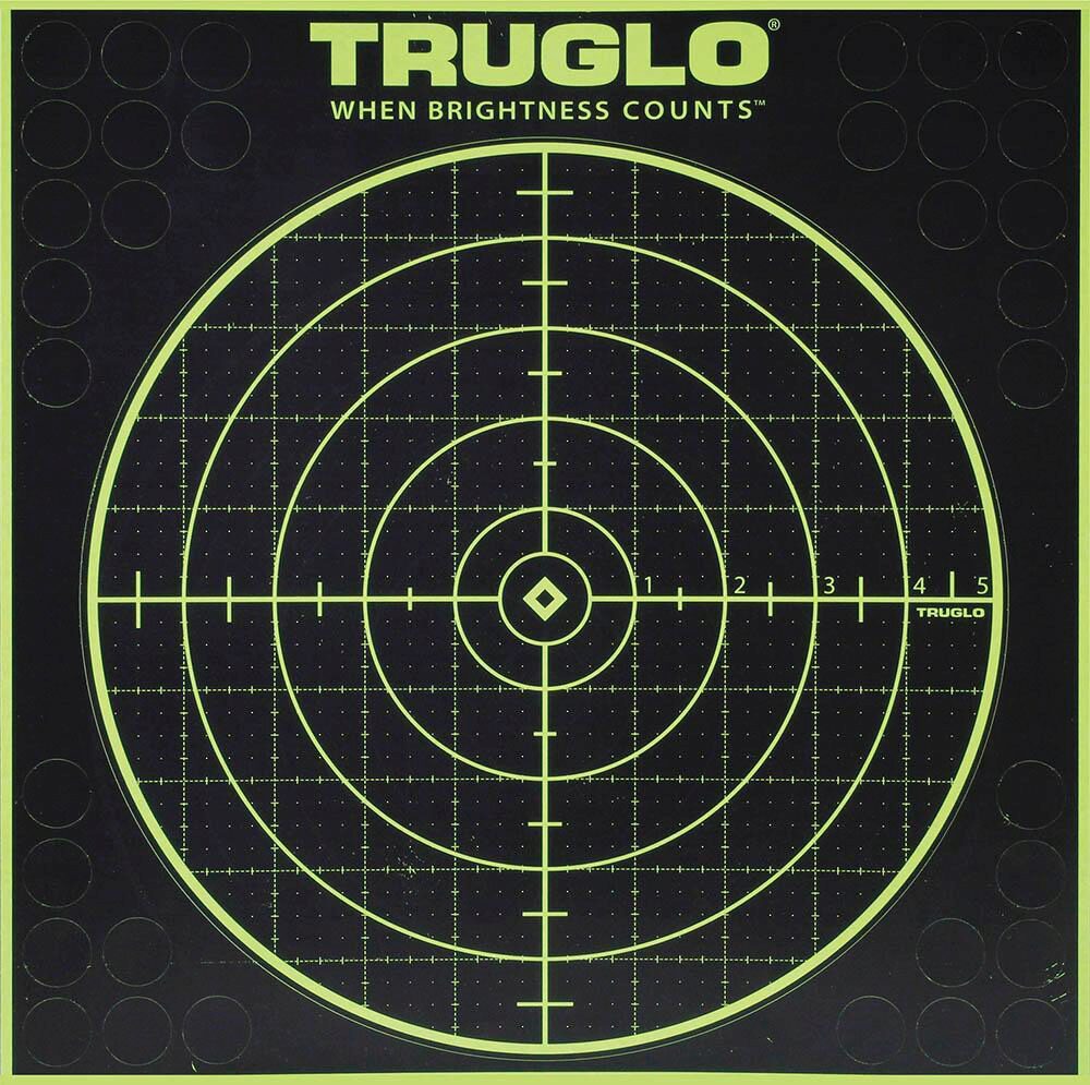 TruGlo TG10A6 Tru-See Splatter Target Black/Green Self-Adhesive H