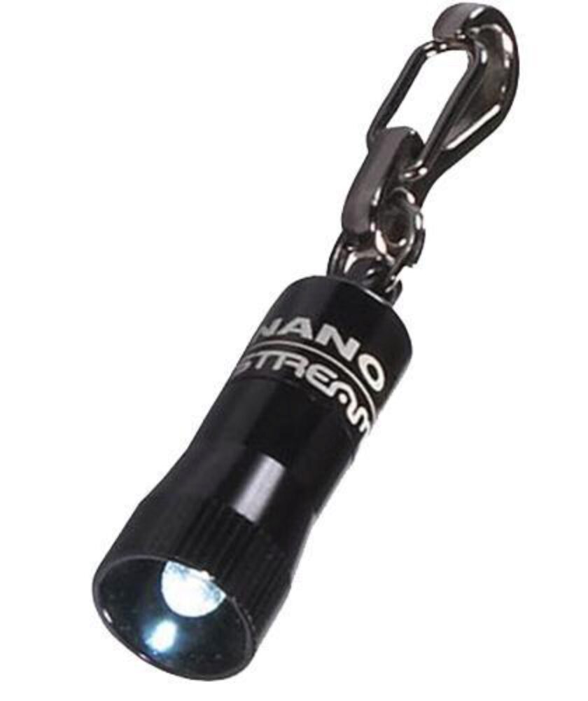 Streamlight 73001 Nano Light Keychain Light  Black Anodized 10 Lu