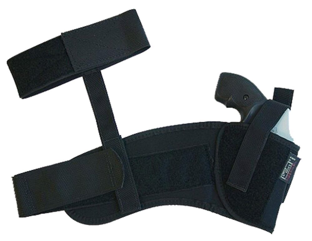 Uncle Mike's 88161 Ankle Holster Ankle Size 16 Black Kodra Nylon