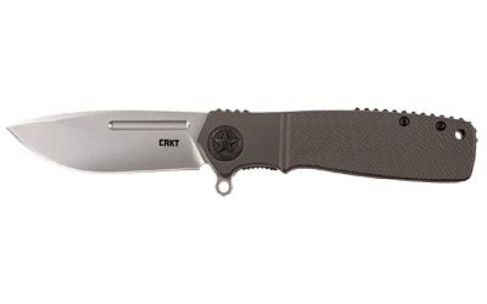 CRKT K252GXP Homefront  3.56 Folding Modified Drop Point Plain Be