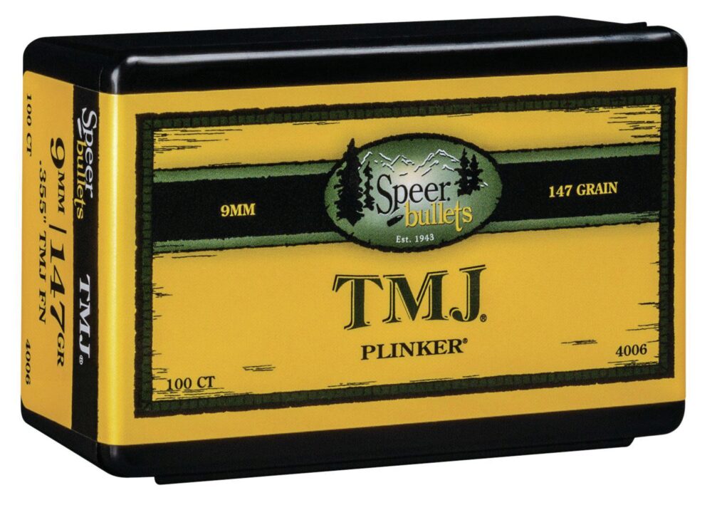 Speer 4006 TMJ  9mm .355 147 gr Total Metal Jacket 100 Per Box/ 5
