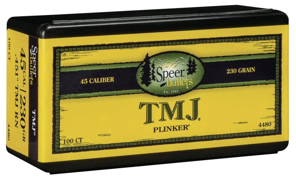 Speer 4480 TMJ  45 Cal .451 230 gr Total Metal Jacket 100 Per Box