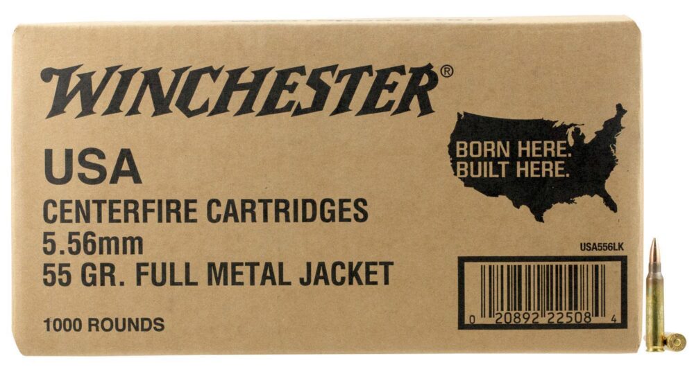 Winchester Ammo WM1931000 USA  5.56x45mm NATO 55 gr Full Metal Ja