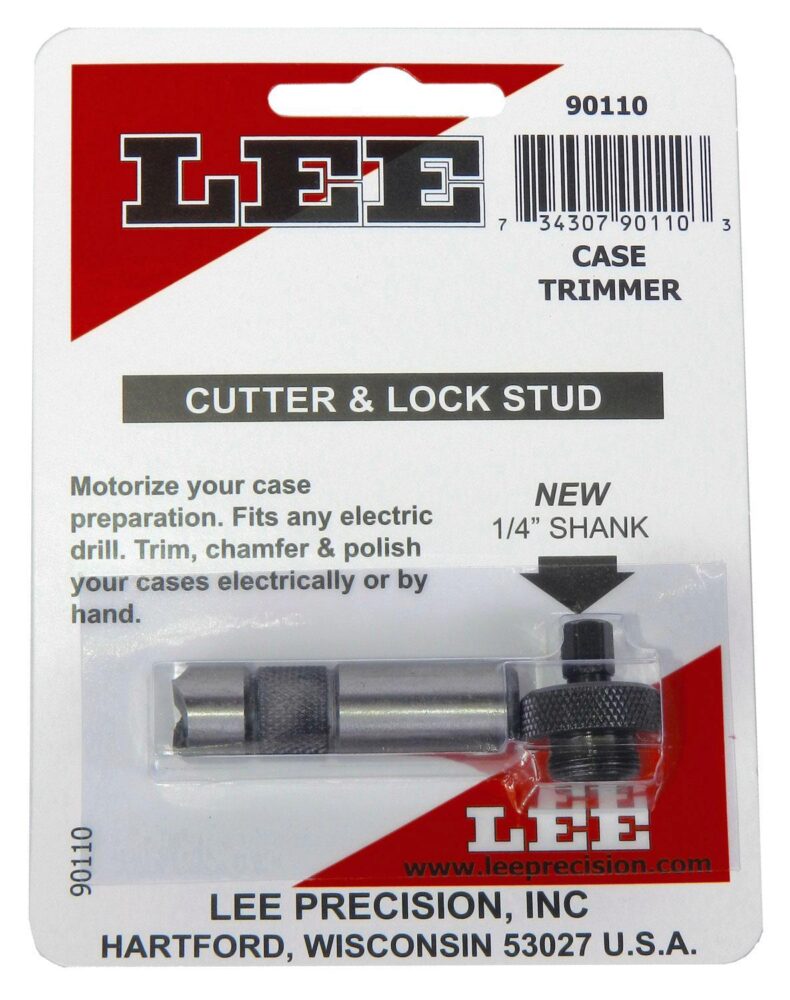 Lee Precision 90110 Cutter & Lock Stud Case Trimmer Stainless Ste