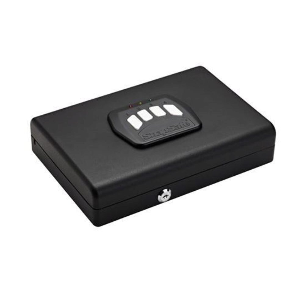 SnapSafe 75432 Keypad Safe  Keypad/Key Entry Black Steel 11 H x 8
