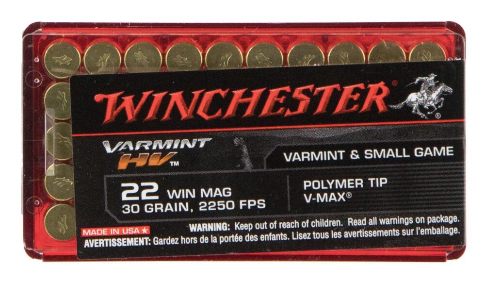 Winchester Ammo S22M2PT Varmint HV  22 WMR 30 gr Hornady V Max 50