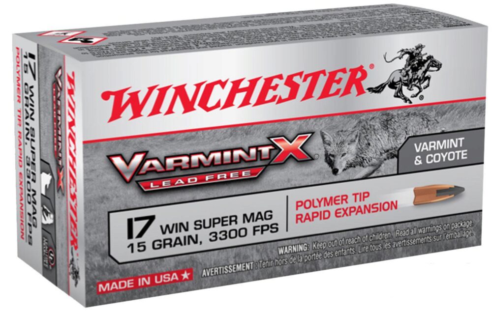 Winchester Ammo X17W15PLF Varmint X Lead Free 17 WSM 15 gr Polyme