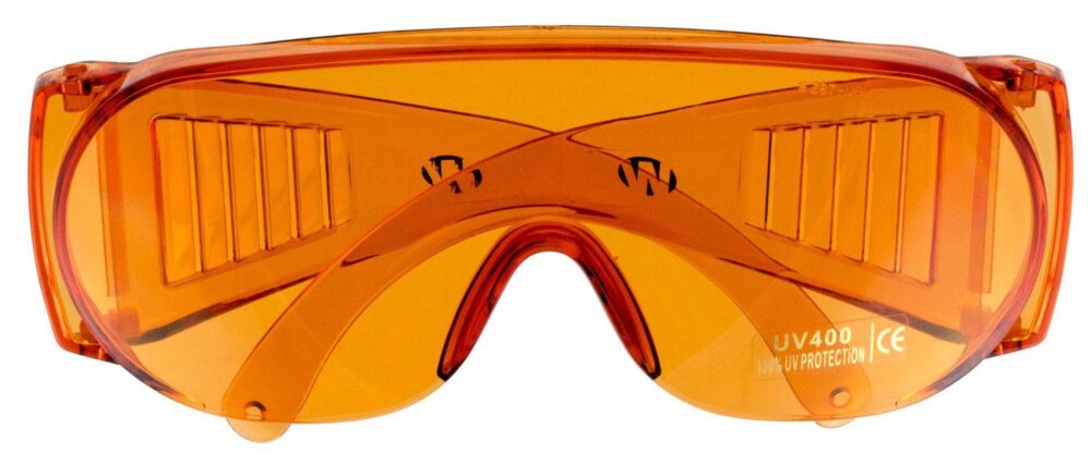 Walker's GWPFCSGLAMB Sport Glasses Full Coverage Adult Amber Lens