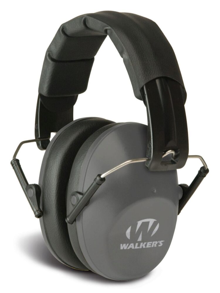 Walker's GWPFPM1GY Pro Low Profile Passive Muff 22 dB Over the He