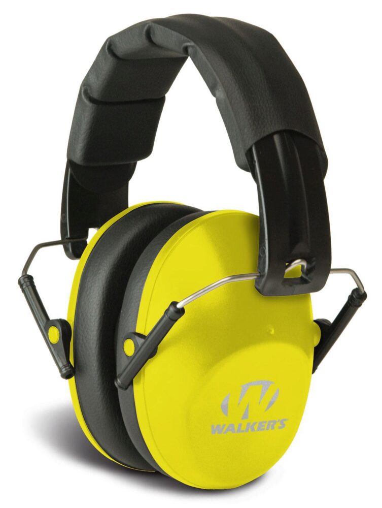 Walker's GWPFPM1YL Pro Low Profile Passive Muff 22 dB Over the He