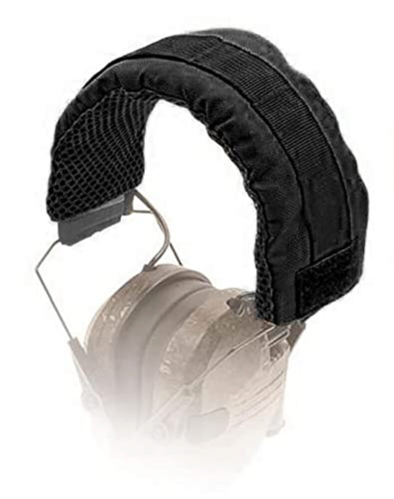 Walker's GWPHDBNDV Razor Headband Wrap Nylon Black with Molle Web