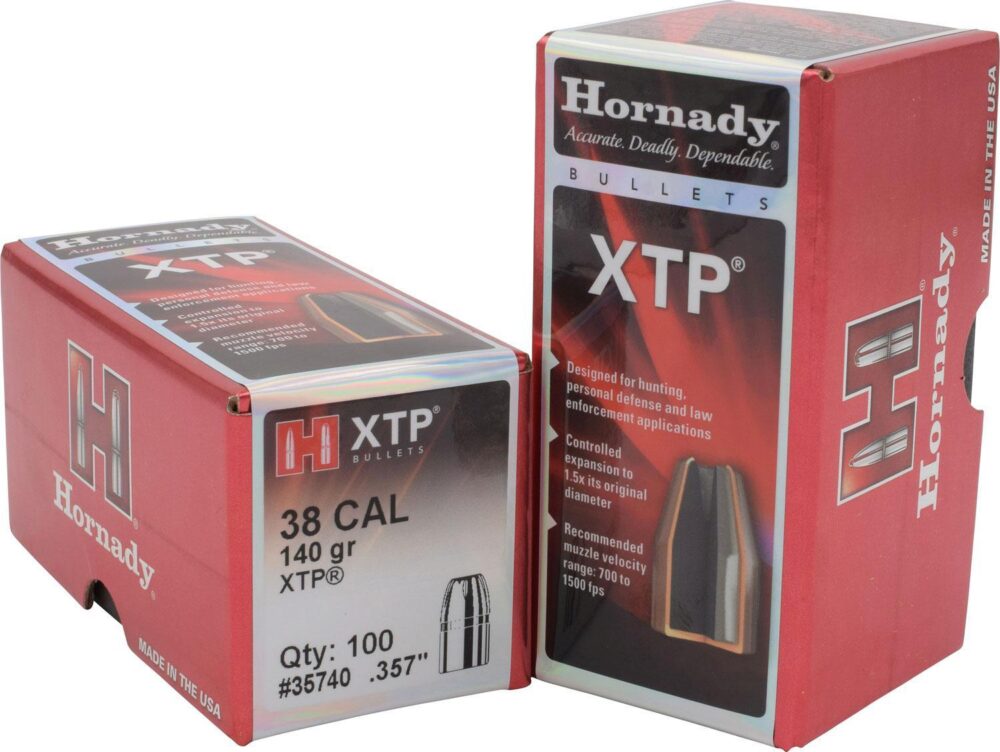 Hornady 35740 XTP  38 Cal .357 140 gr Hollow Point 100 Per Box/ 2