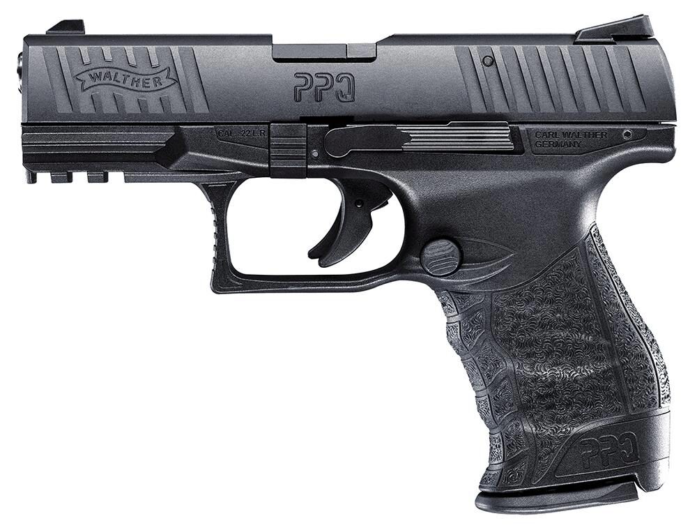 Walther Arms 5100300 PPQ M2 22 LR 12+1 4 Threaded Black Steel Bar