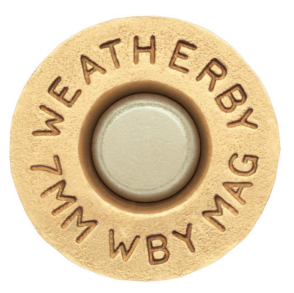 Weatherby BRASS7MM Unprimed Cases  7mm Wthby Mag Rifle Brass/ 20