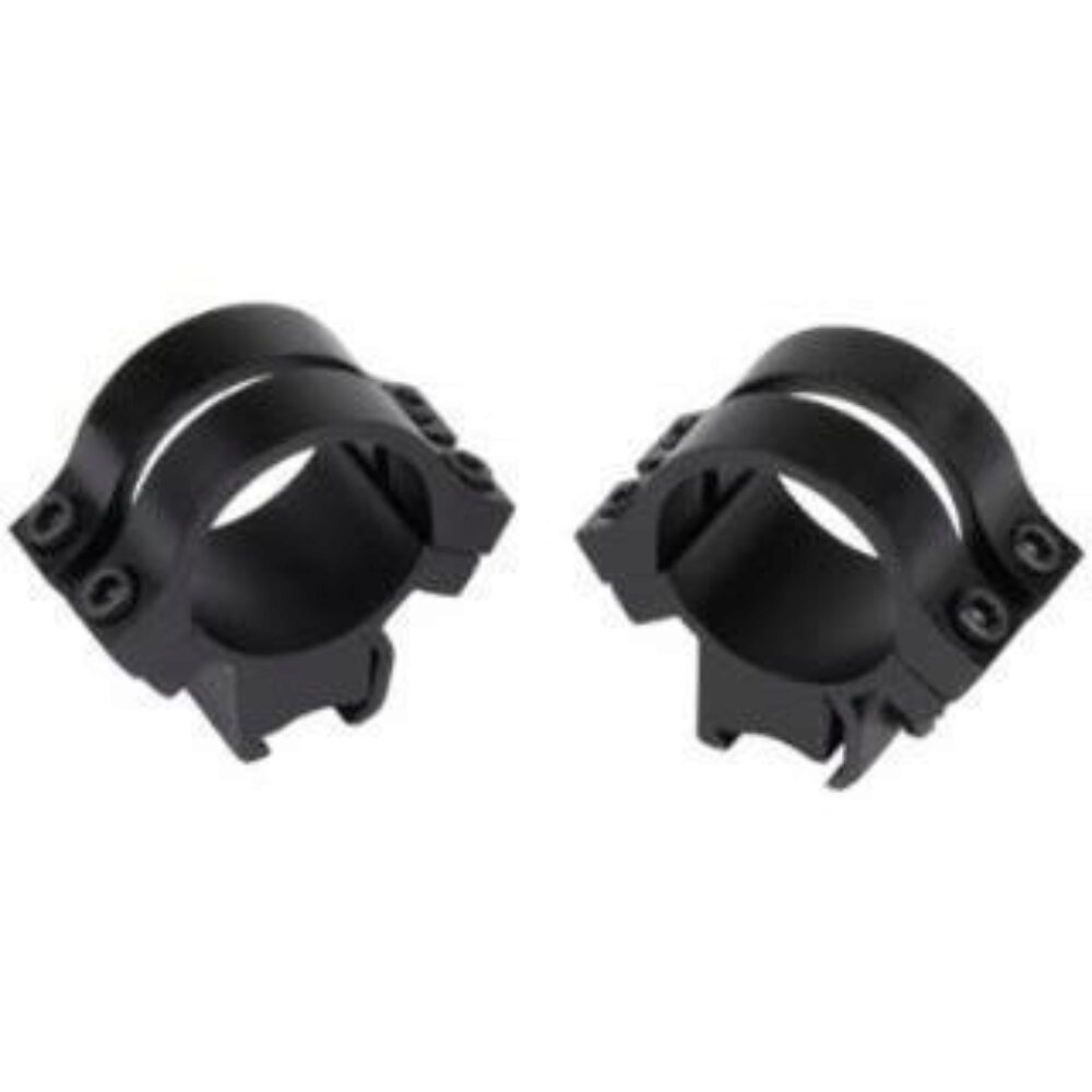 Weaver Mounts 49052 Quad Lock Detachable Rings  Black 1 High