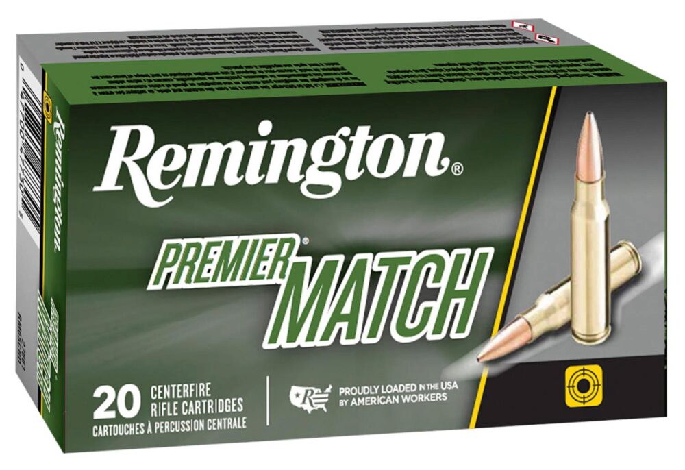 Remington Ammunition 27682 Premier Match 223 Rem 52 gr Boat Tail