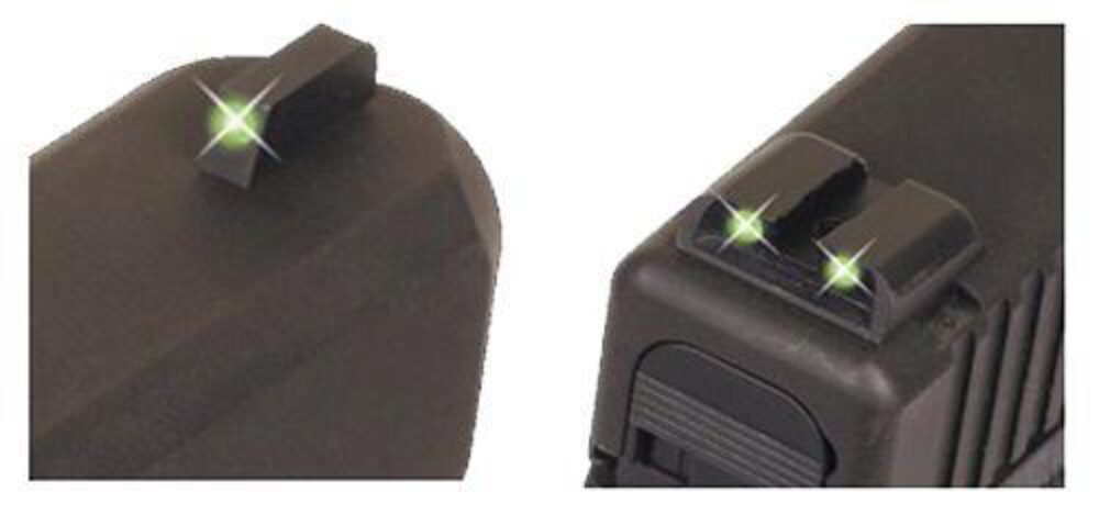 TruGlo TG231S1 Tritium  Black | Green Tritium Front Sight Green T