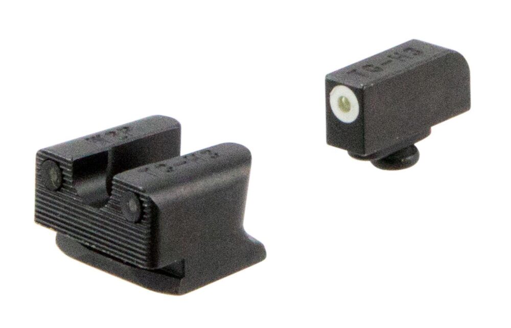 TruGlo TG231W2W Tritium Pro  Black | Green Tritium White Outline