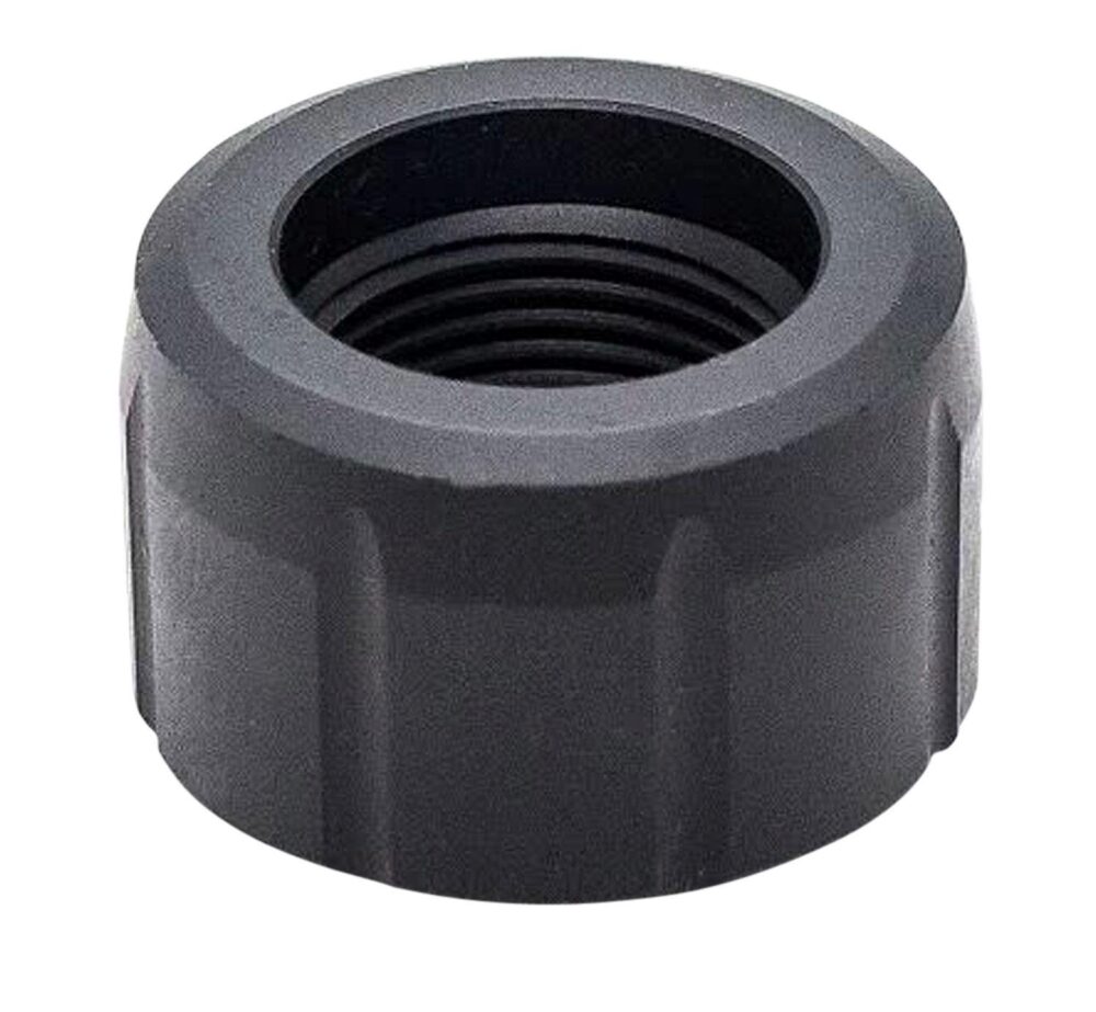 SilencerCo AC1360 Thread Protector  9mm Luger Black Steel 1/2-28