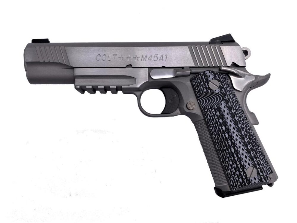 Colt Mfg O1070RGZ 1911 Government 45 ACP 7+1, 5 Stainless Nationa
