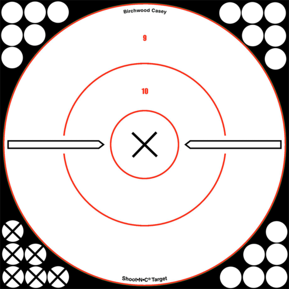 Birchwood Casey 34016 Shoot-N-C Reactive Target Bullseye Adhesive