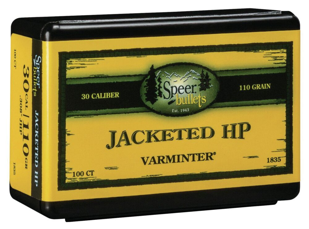 Speer 1835 Varmint  30 Cal .308 110 gr Jacket Hollow Point 100 Pe
