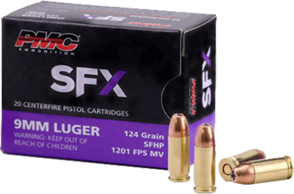 PMC 9SFX SFx  9mm Luger 124 gr StarFire Hollow Point 50 Per Box/