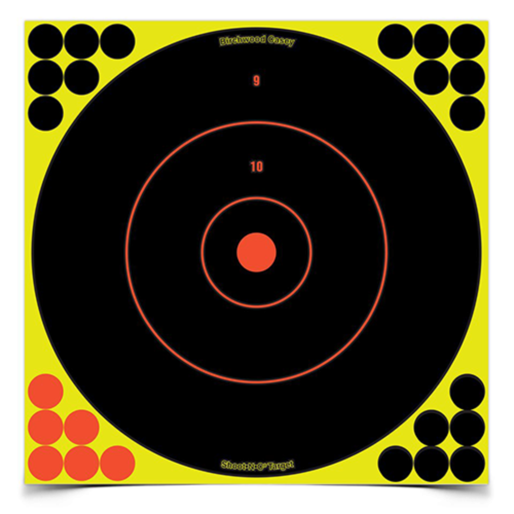 Birchwood Casey 34050 Shoot-N-C Reactive Target Bullseye Adhesive