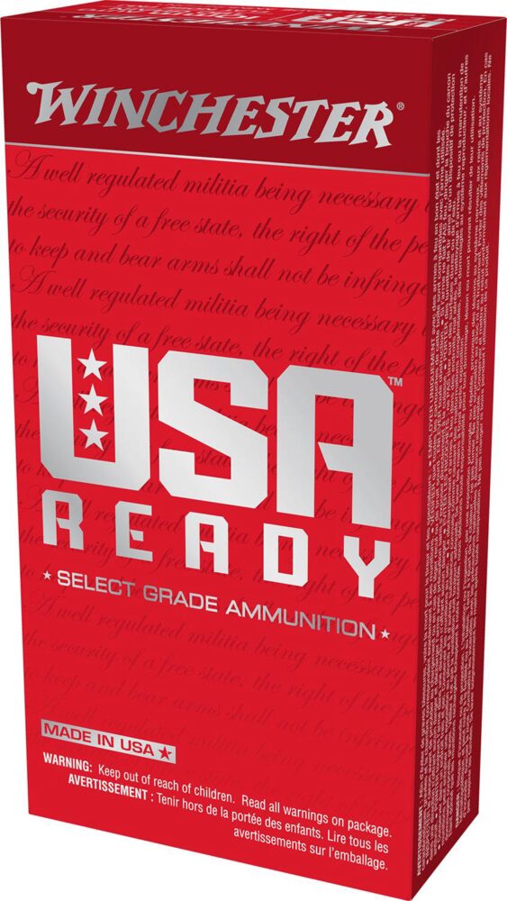 Winchester Ammo RED10 USA Ready 10mm Auto 180 gr Full Metal Jacke