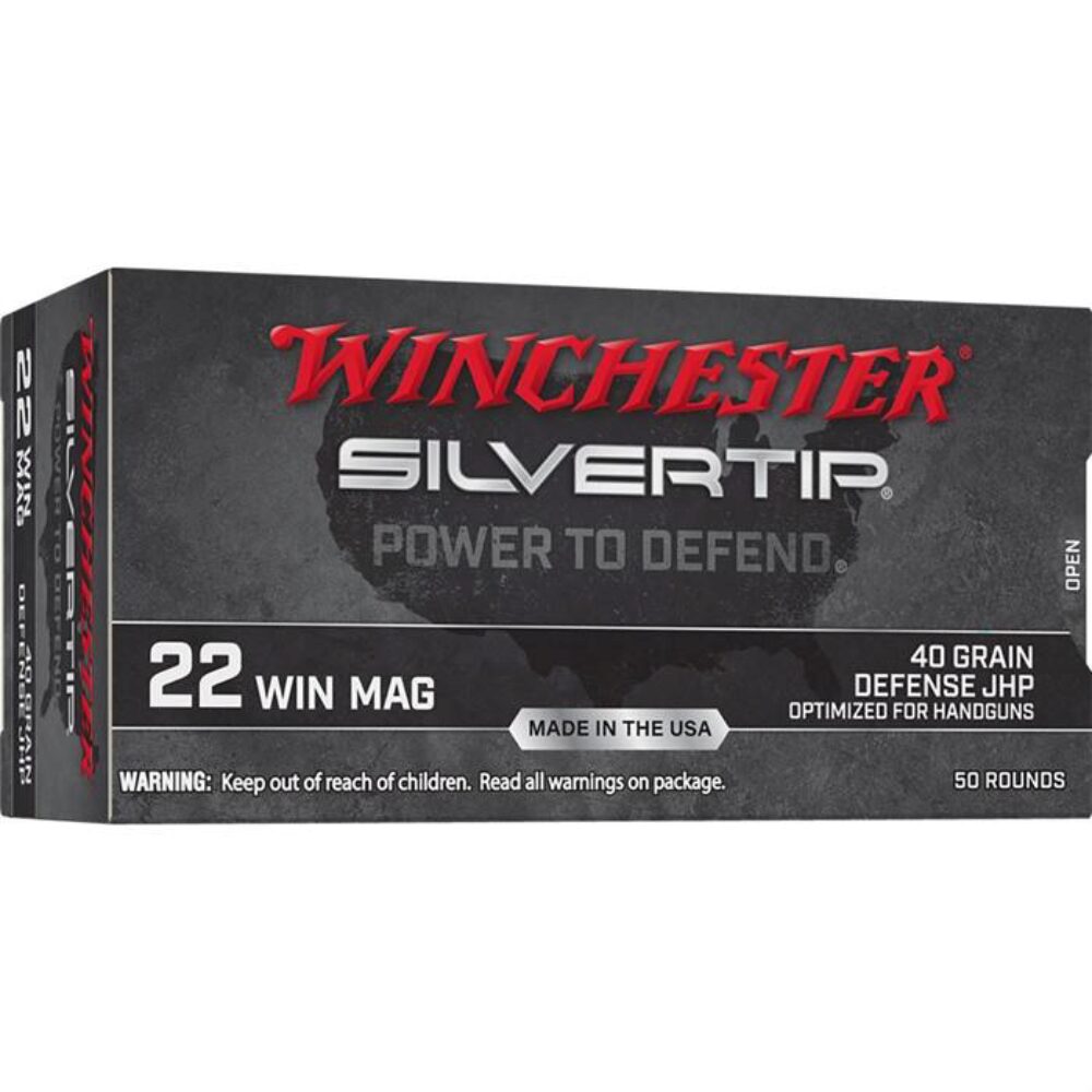 Winchester Ammo W22MST Silvertip  22 Mag 40 gr Silvertip Hollow P