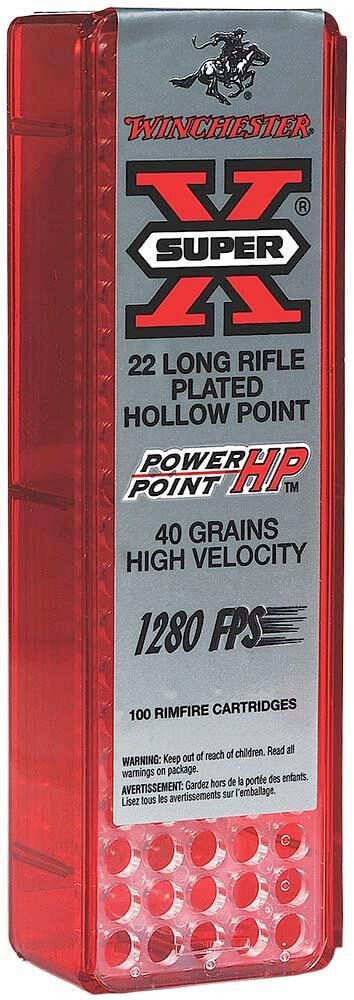Winchester Ammo X22LRPP1 Super X  22 LR 40 gr Power Point Copper
