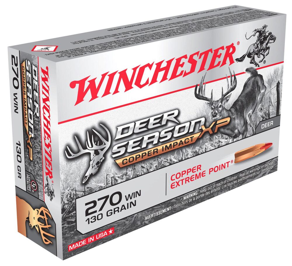 Winchester Ammo X270CLF Copper Impact  270 Win 130 gr Copper Extr