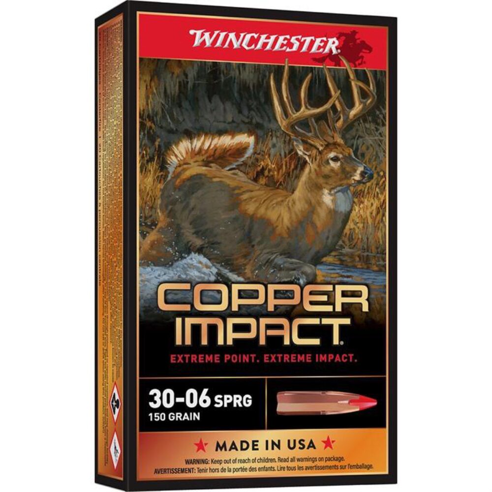 Winchester Ammo X3006CLF Copper Impact  30-06 Springfield 150 gr