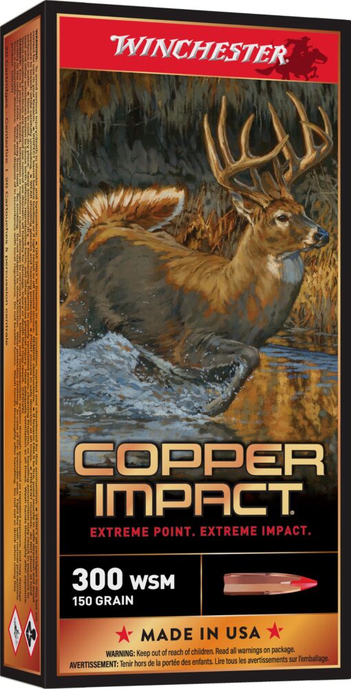 Winchester Ammo X300SCLF Copper Impact  300 WSM 150 gr Copper Ext