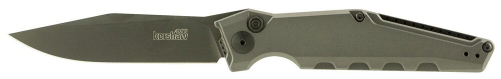 Kershaw 7900GRYBLK Launch 7 3.75 Folding Clip Point Drop Point Pl