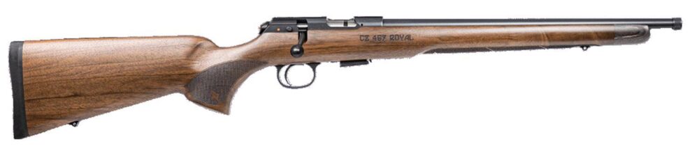CZ-USA 02370 CZ 457 Royal Full Size 22 LR 5+1 16.50 Black Nitride