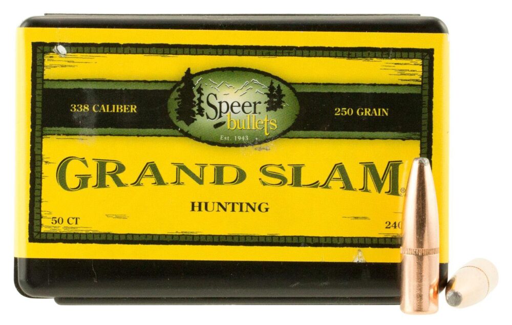 Speer 2408 Grand Slam  338 Cal .338 250 gr Soft Point 50 Per Box/
