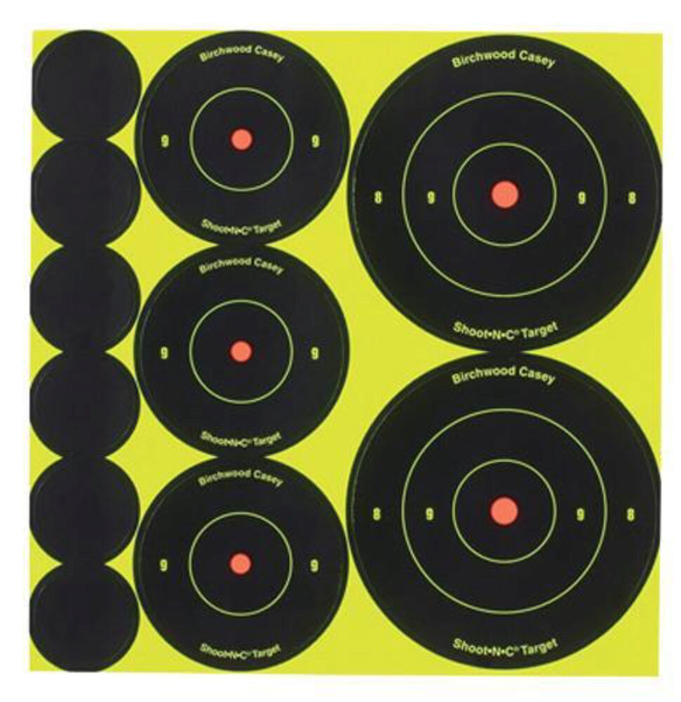 Birchwood Casey 34608 Shoot-N-C Reactive Target Variety Pack Self