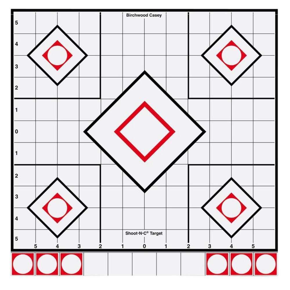 Birchwood Casey 34219 Shoot-N-C Reactive Target Self-Adhesive Adh