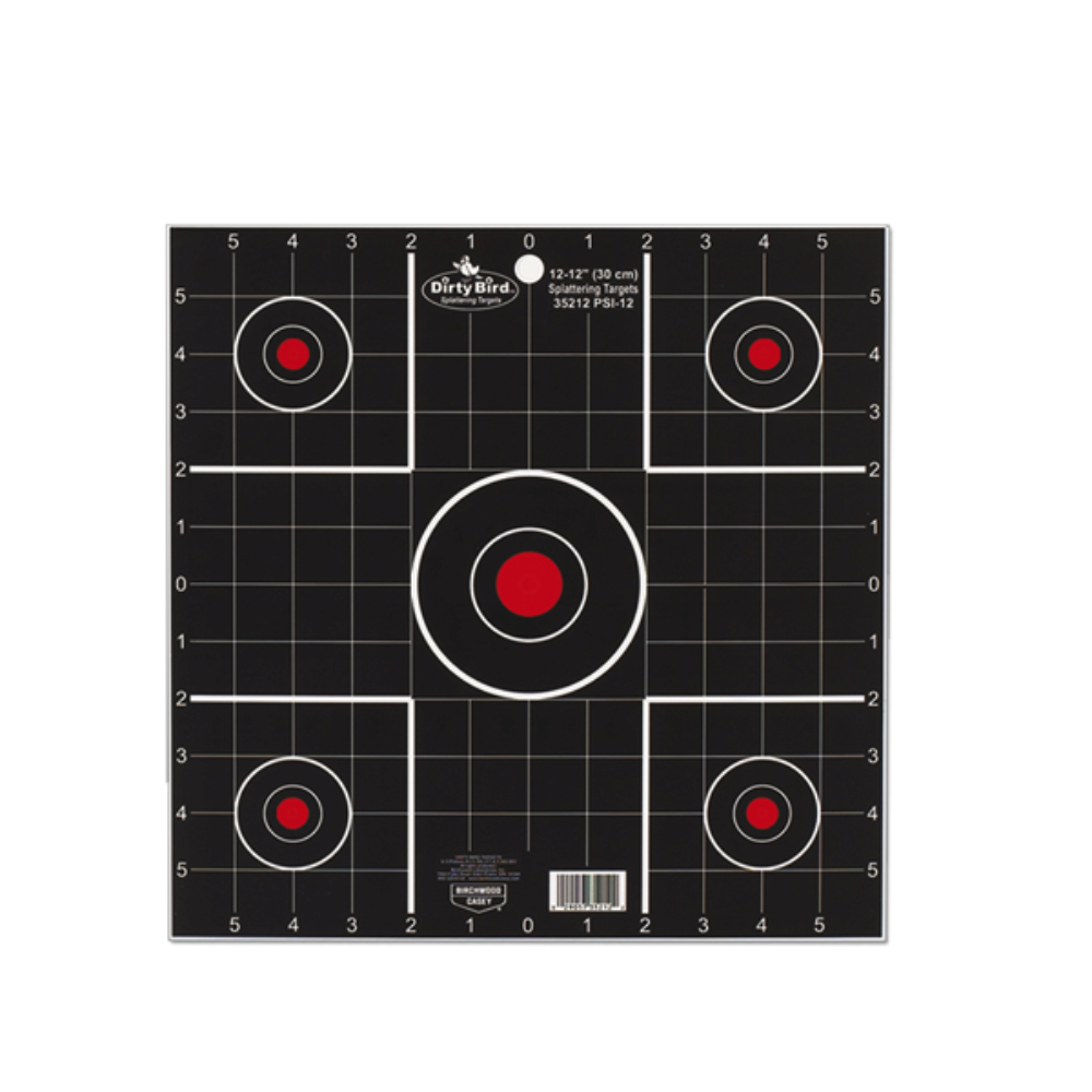 Birchwood Casey 35270 Dirty Bird  Bullseye Tagboard Target 12 100
