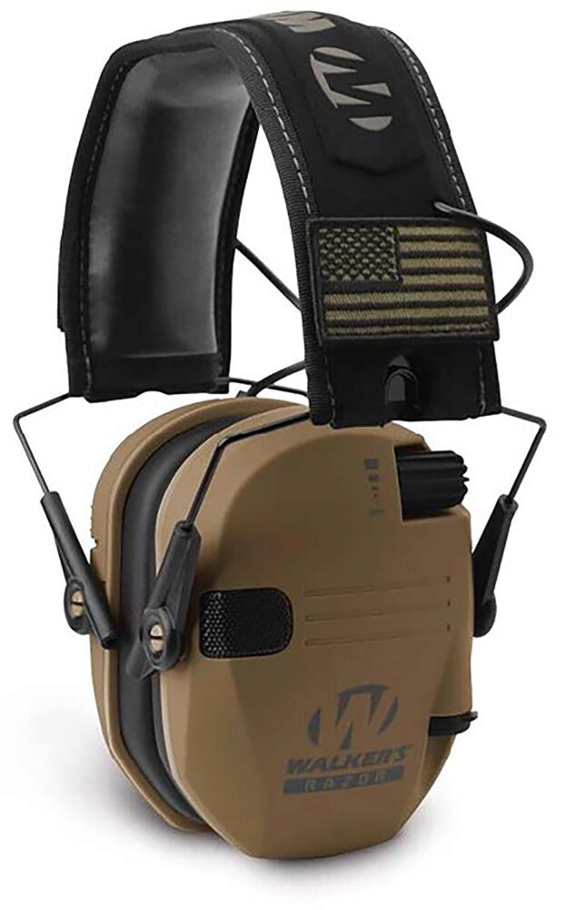 Walker's GWPRSEMPATBB Razor Patriot Polymer 23 dB Over the Head B