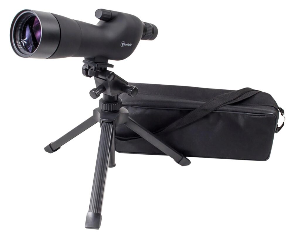 Firefield FF11018K Spotting Scope Kit 20-60x 60mm Black Rubber Ar