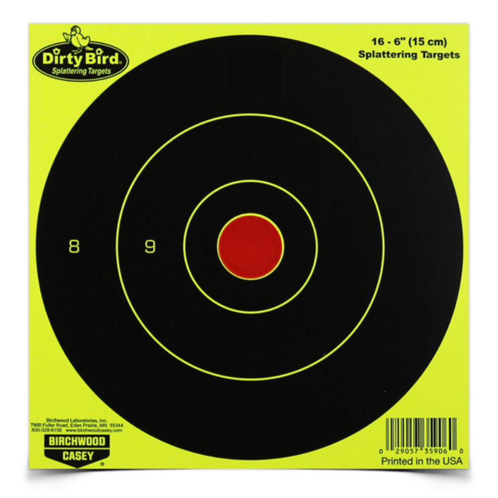 BC 35970 DB 6"YLW BULL TGT 100