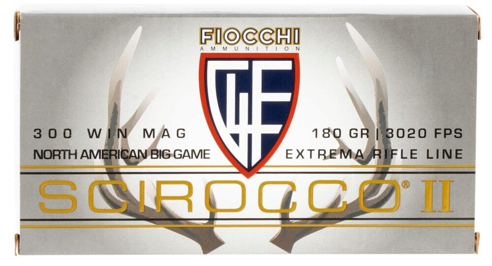 Fiocchi 300WMSCA Hyperformance  300 Win Mag 180 gr Swift Scirocco
