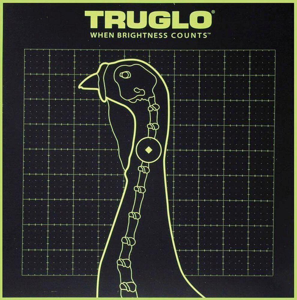 TruGlo TG12A6 Tru-See Turkey Target Black/Green Self-Adhesive Hea